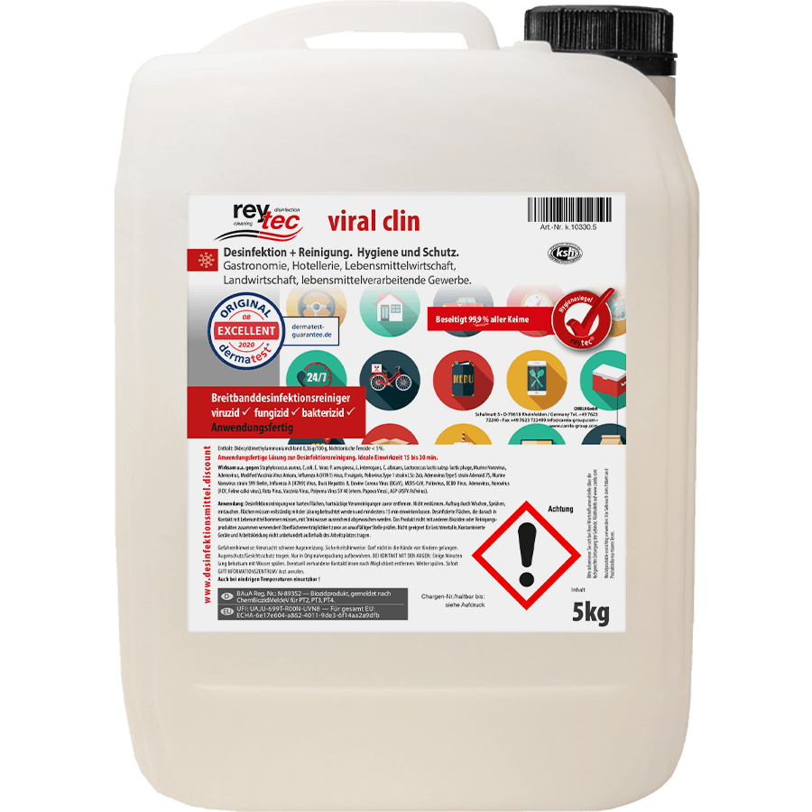 viral-clin broad spectrum disinfectant cleaner